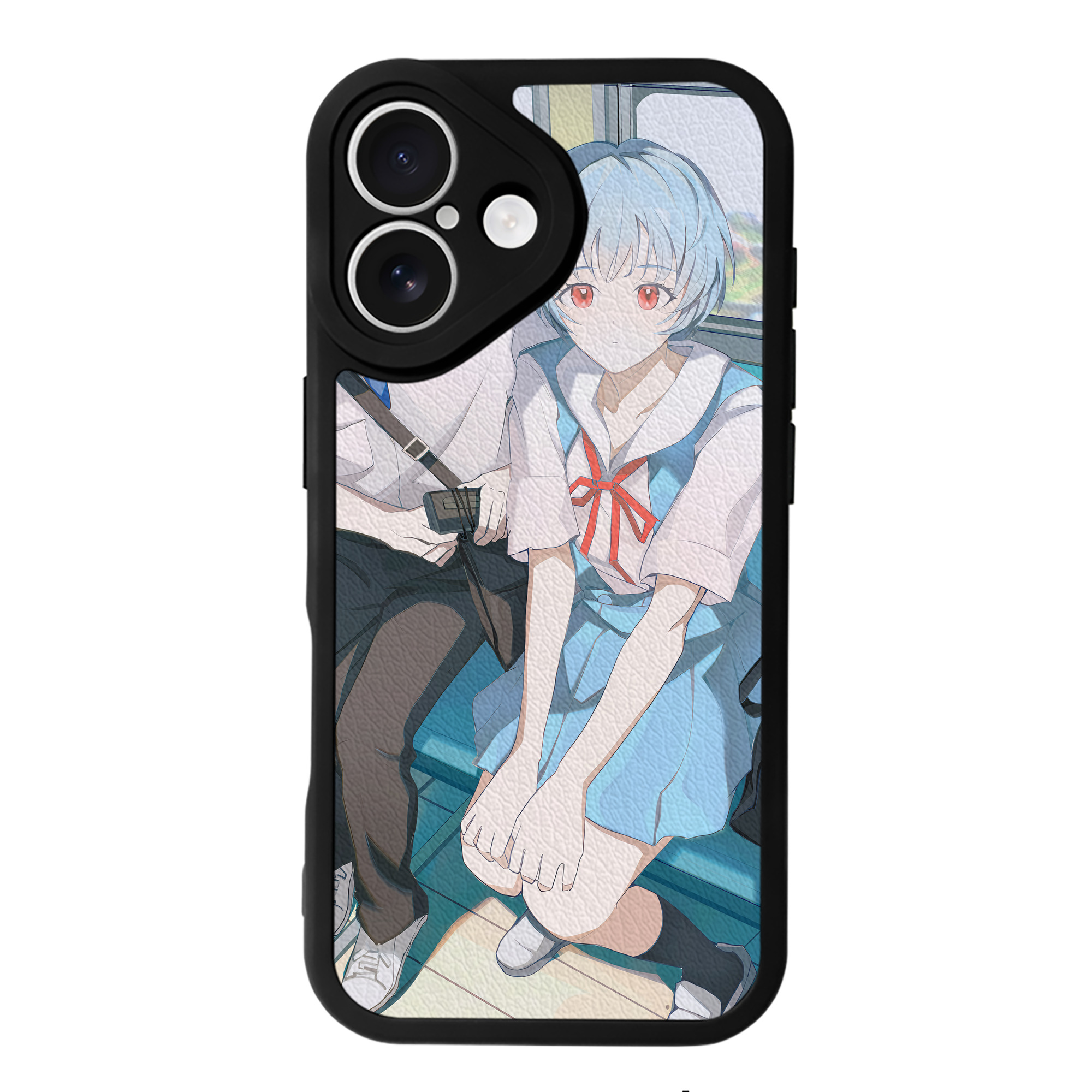 （画像用） EVA 新世紀エヴァンゲリオン 【iPhone 16シリーズ対応】シリコンスマホケース（レザー調） 材質：シリコン
